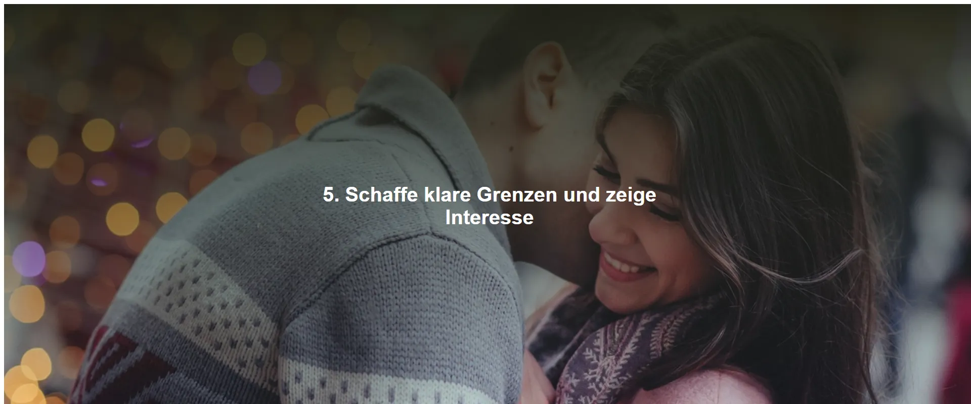 5. Schaffe klare Grenzen und zeige Interesse