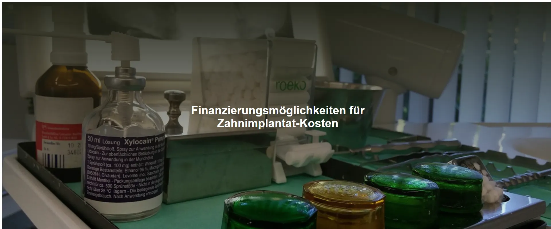 Finanzierungsmöglichkeiten für Zahnimplantat-Kosten